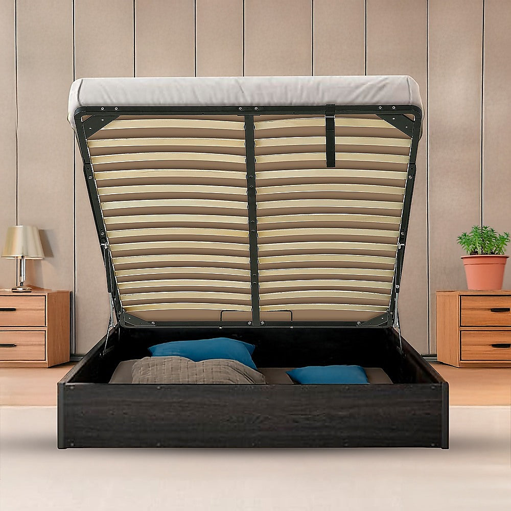 Queen Gas Lift Bed Mechanism With Frame Storage Platform & Sofa Bed with Beds & Bed Frames