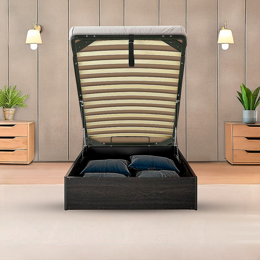 Single Gas Lift Bed Mechanism With Frame Storage Platform & Sofa Bed