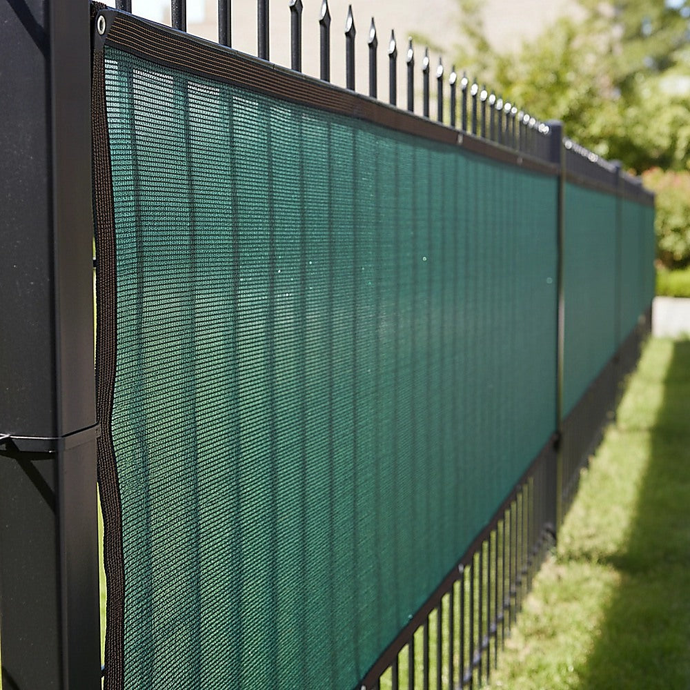 20m x 2m Fence Privacy Screen Shade Cover Black Fabric Mesh Garden