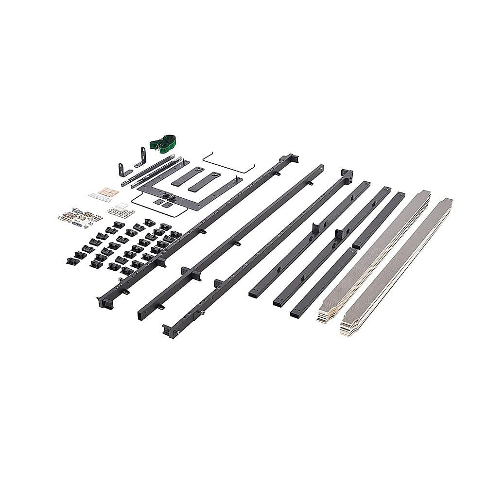 Wall Bed Hardware Silver 154x204cm