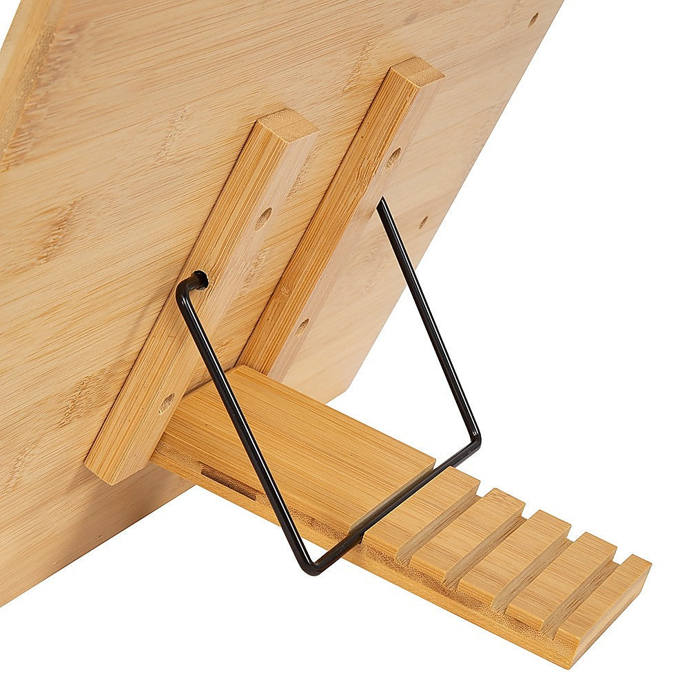Adjustable Bamboo Reading Stand Multi-Angle Book Holder