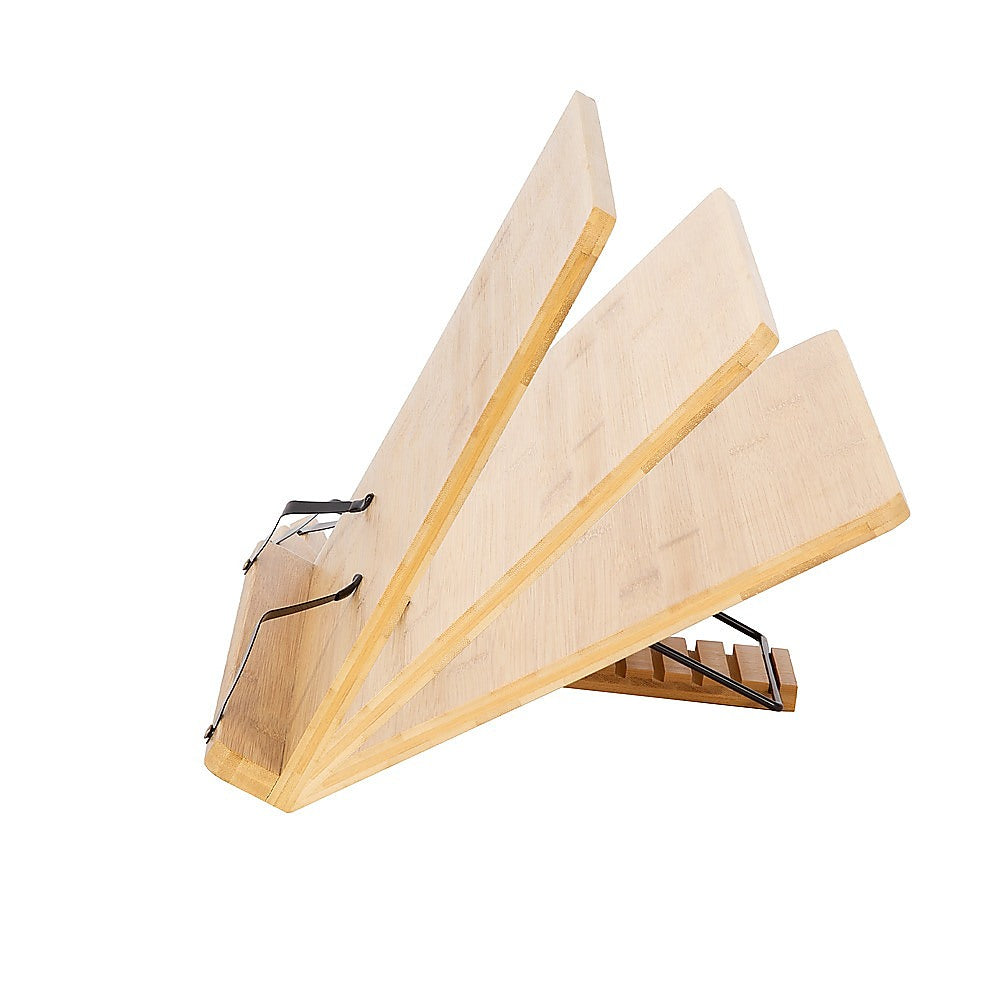Adjustable Bamboo Reading Stand Multi-Angle Book Holder