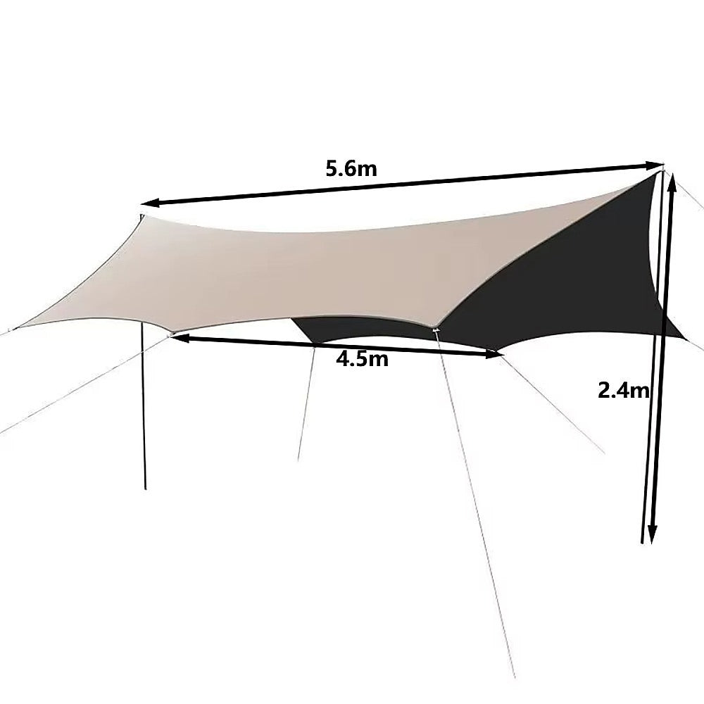 Portable Camping Canopy Awning 520x420cm Outdoor Shelter Tent