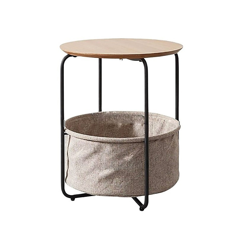 Modern Bedside Table Nightstand with Storage for Bedroom Living Room