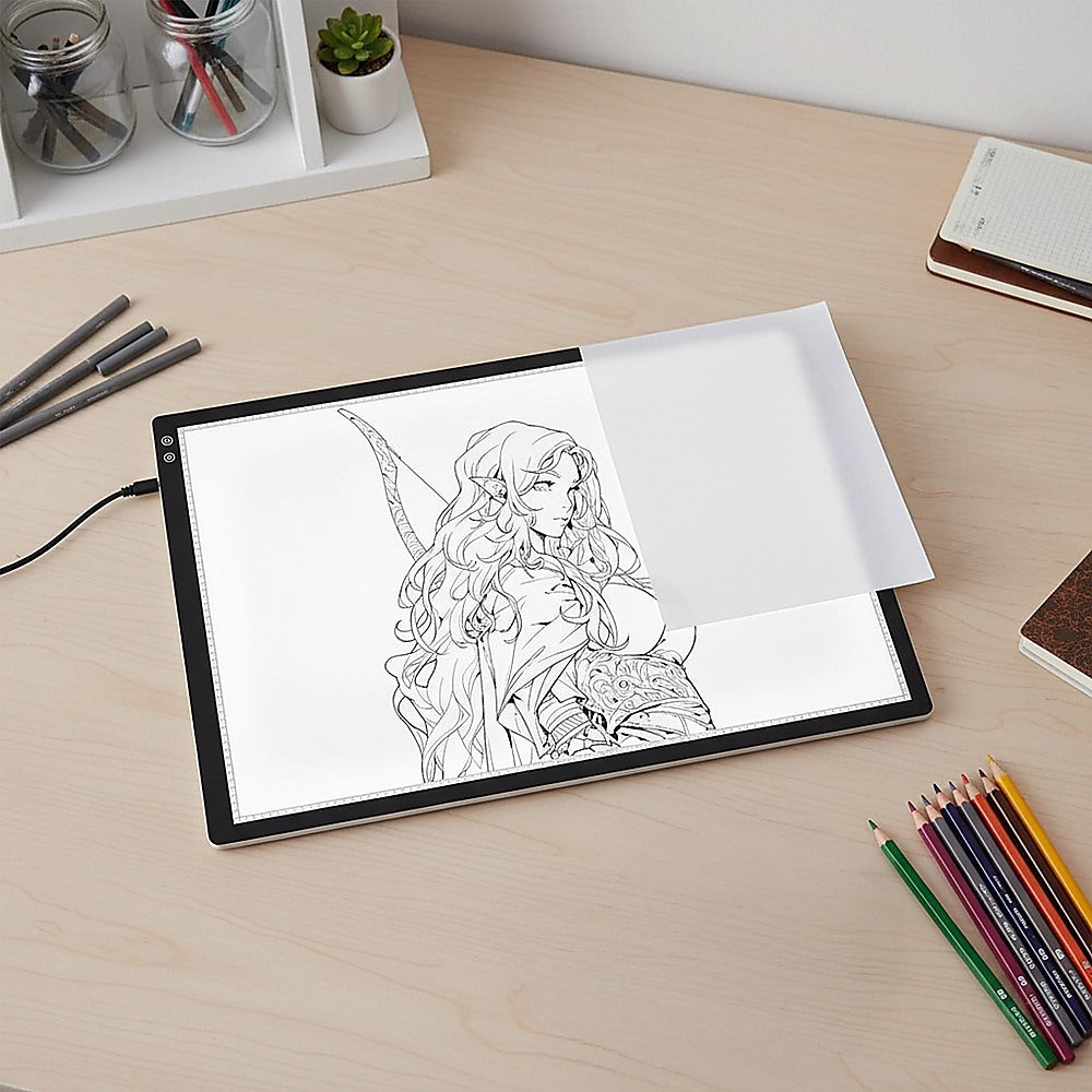A2 LED Light Box with Adjustable Brightness for Tracing Drawing Art