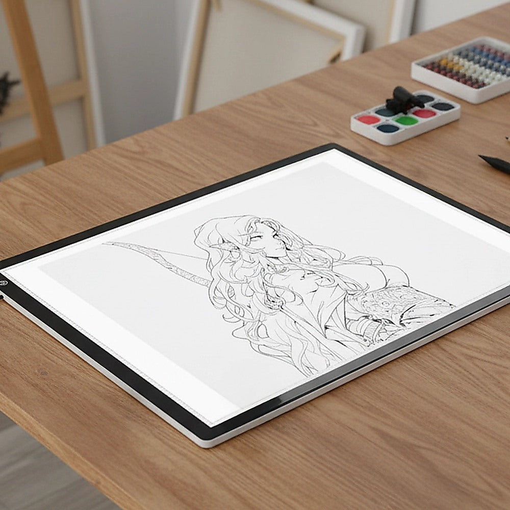 A2 LED Light Box with Adjustable Brightness for Tracing Drawing Art