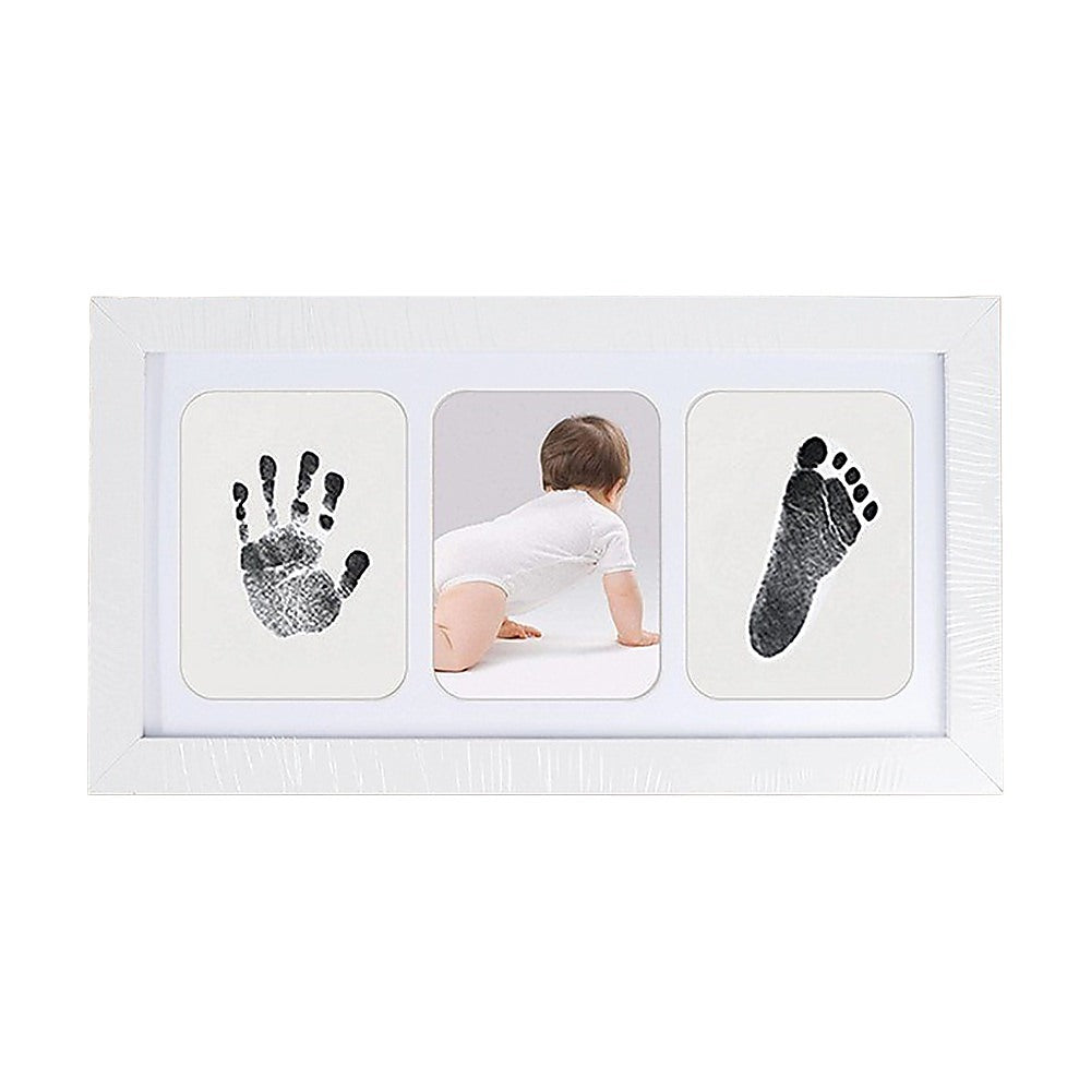 Baby Hand Footprint Keepsake Frame DIY Kit for Newborn Memory