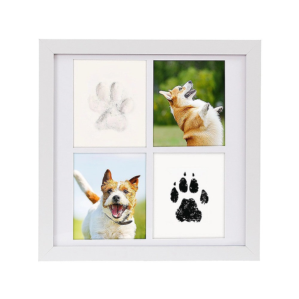 DIY Pet Paw Print Keepsake Frame Kit for Dogs and Cats Memory