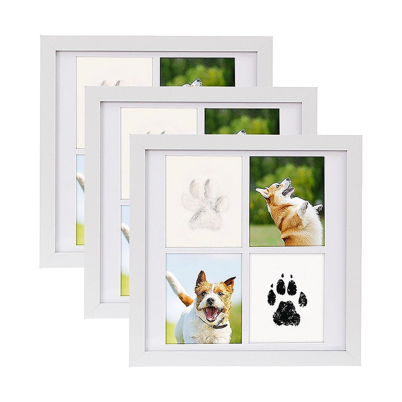 DIY Pet Paw Print Keepsake Frame Kit for Dogs and Cats