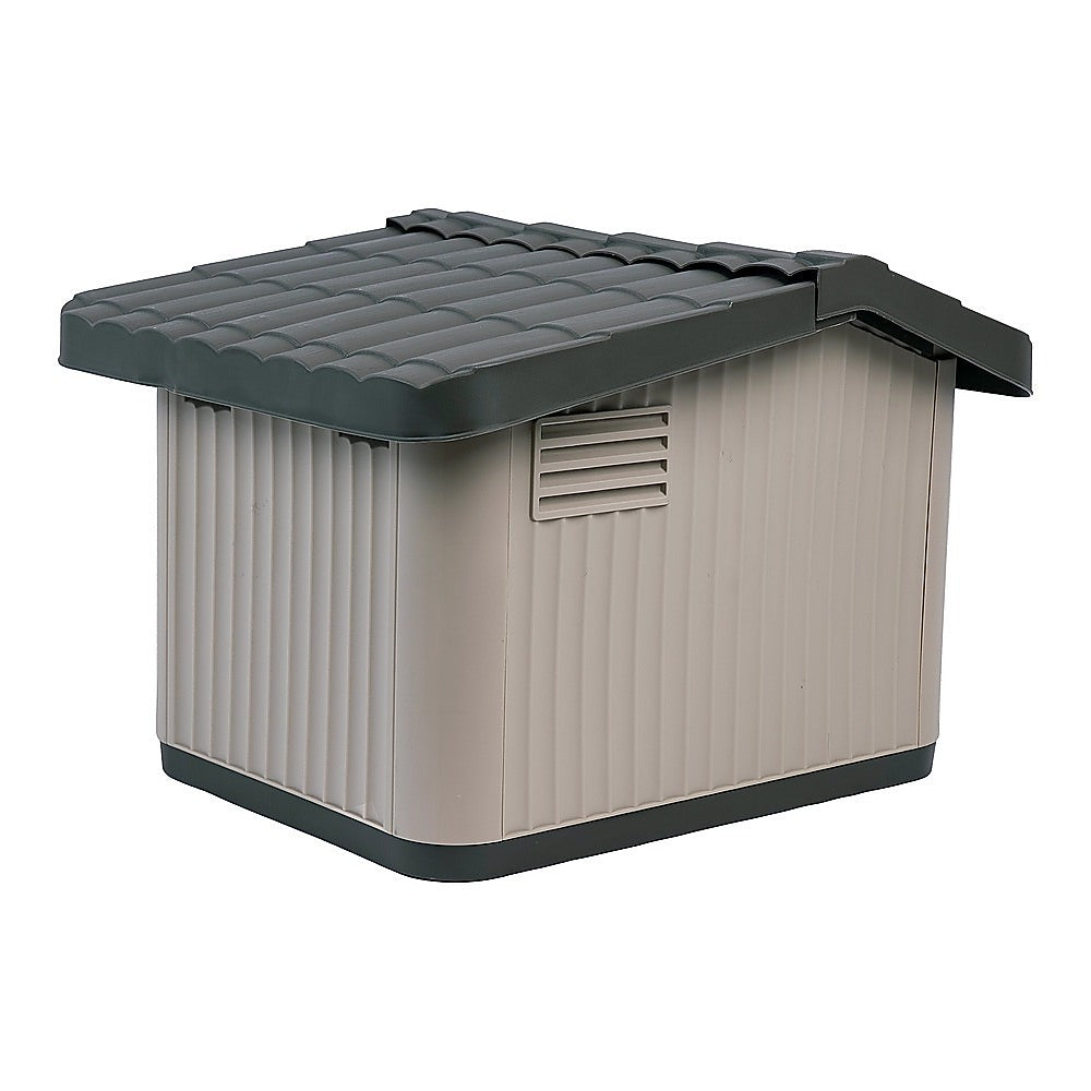 Plastic Dog House Kennel Shelter Indoor Outdoor Weatherproof Small