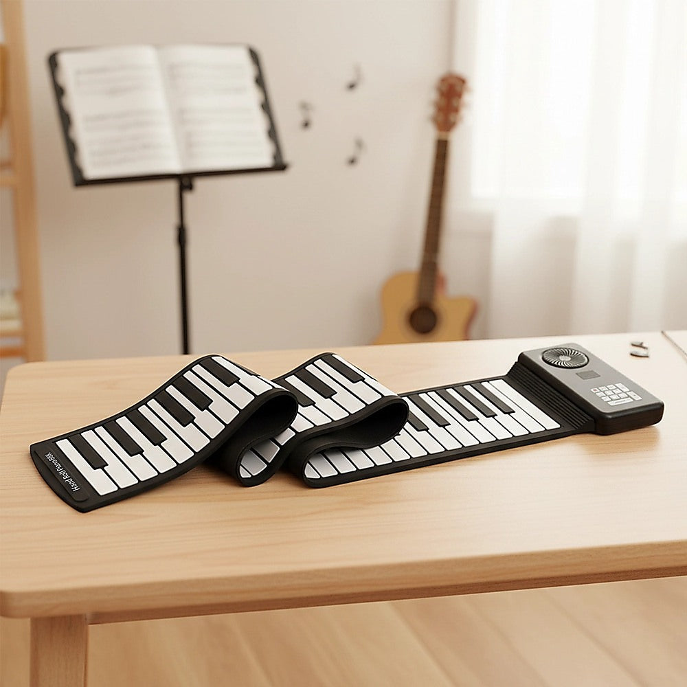 88 Key Portable Foldable Silicone Electronic Piano with Teaching Mode