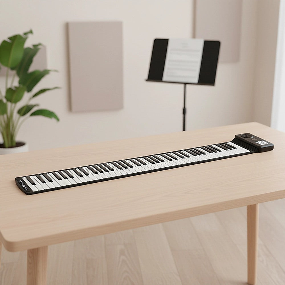 88 Key Portable Foldable Silicone Electronic Piano with Teaching Mode