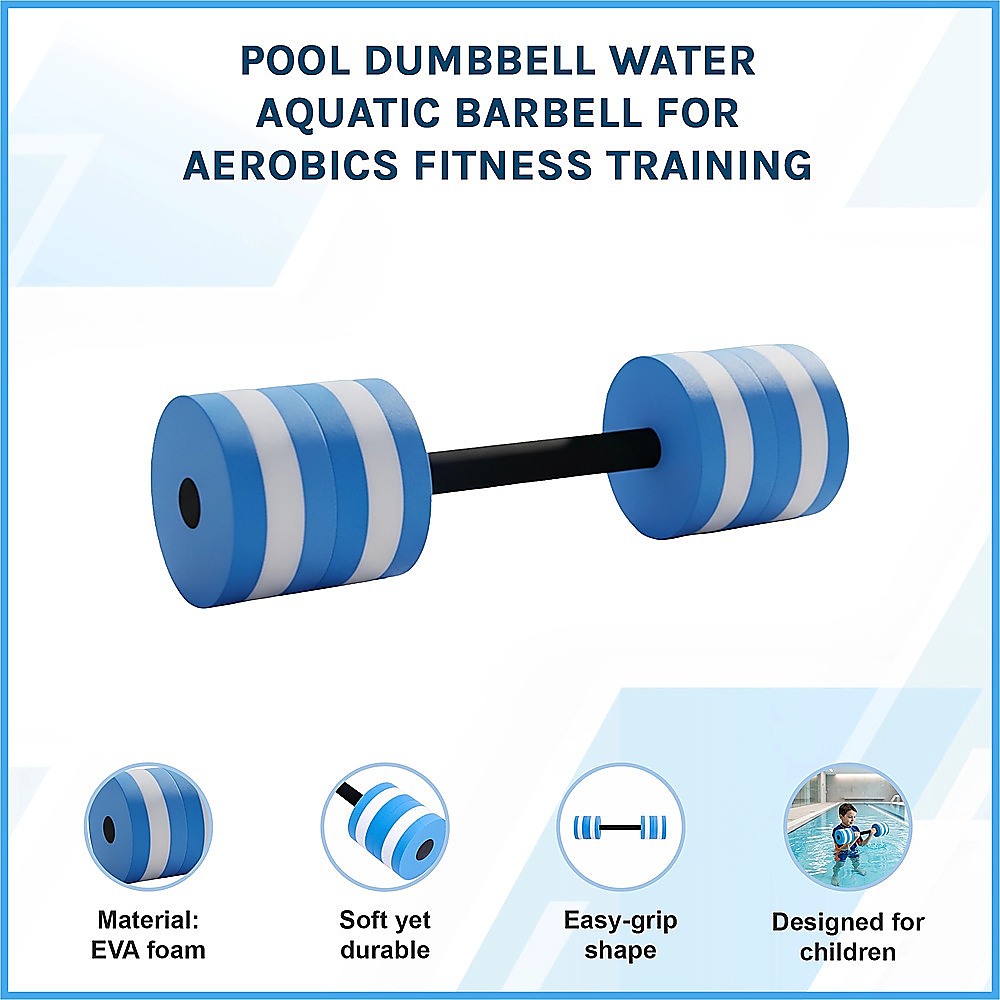 Aquatic dumbbell barbell set  for Water Aerobics Training
