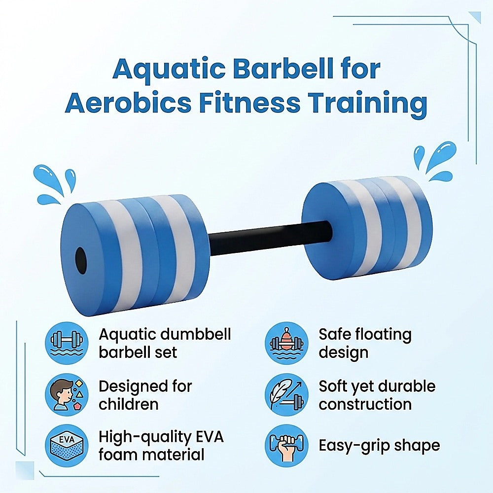Aquatic dumbbell barbell set  for Water Aerobics Training