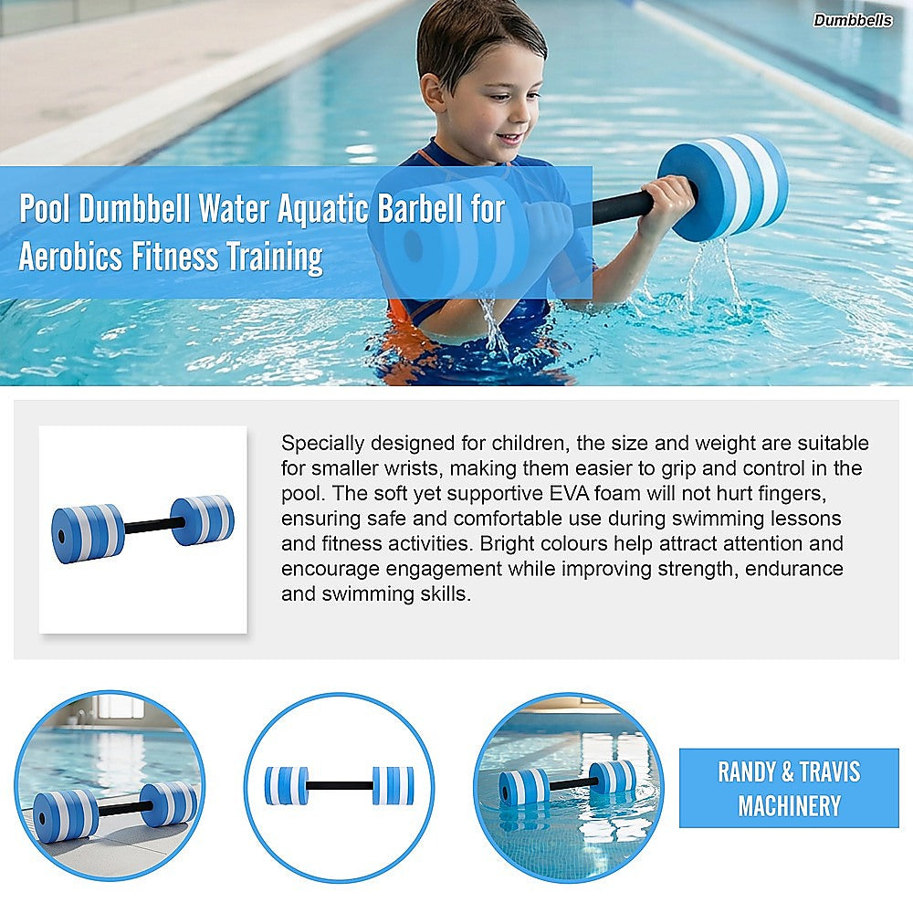 Aquatic dumbbell barbell set  for Water Aerobics Training