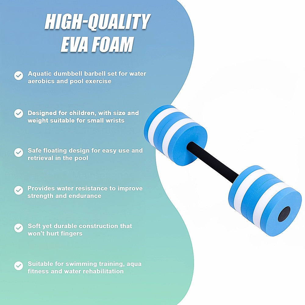 Aquatic dumbbell barbell set  for Water Aerobics Training