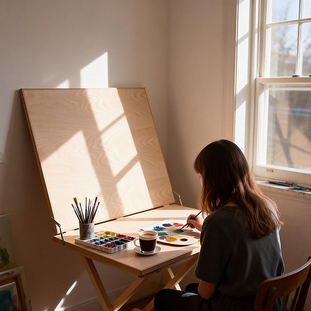 Portable Foldable Art Sketching Table Drawing Painting Easel