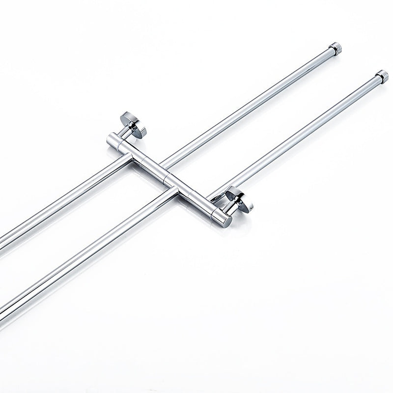 Swivel Wall Mounted Bathroom Towel Rail Stainless Steel
