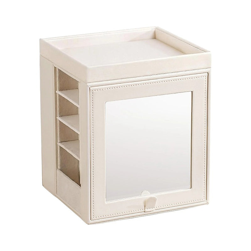 Rotating Jewellery Box 360 Swivel Mirror Organizer