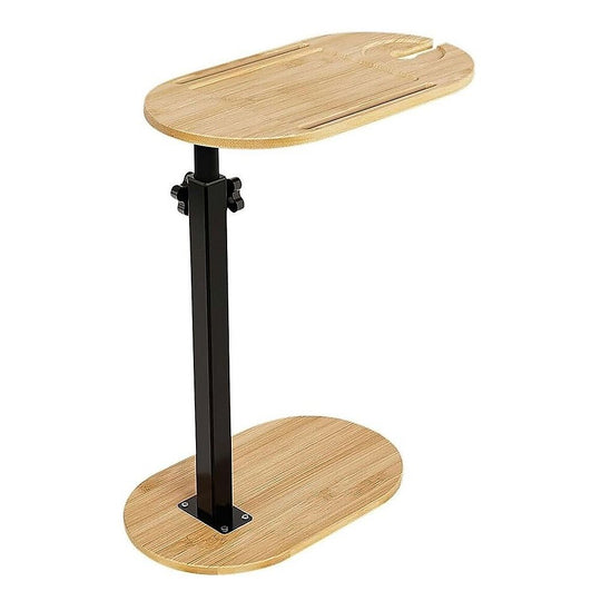 Bamboo Bathtub Tray Adjustable Caddy Table