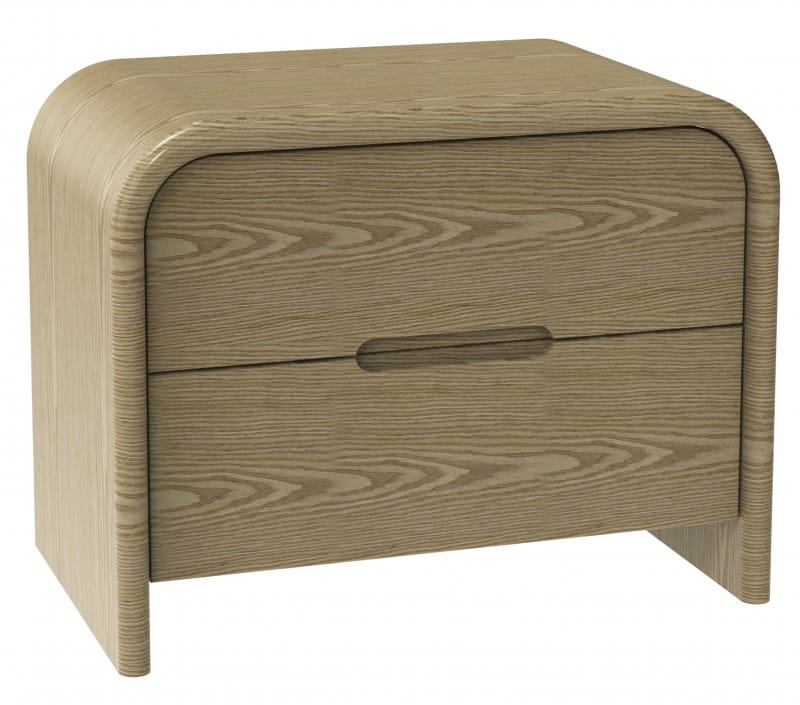 Bedside Table Oak 50cm