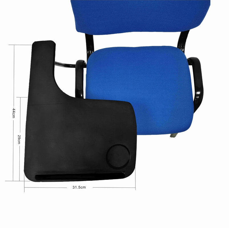 Lecture Chair with Table Top for Classroom Lecture Training 6 Pcs-Blue