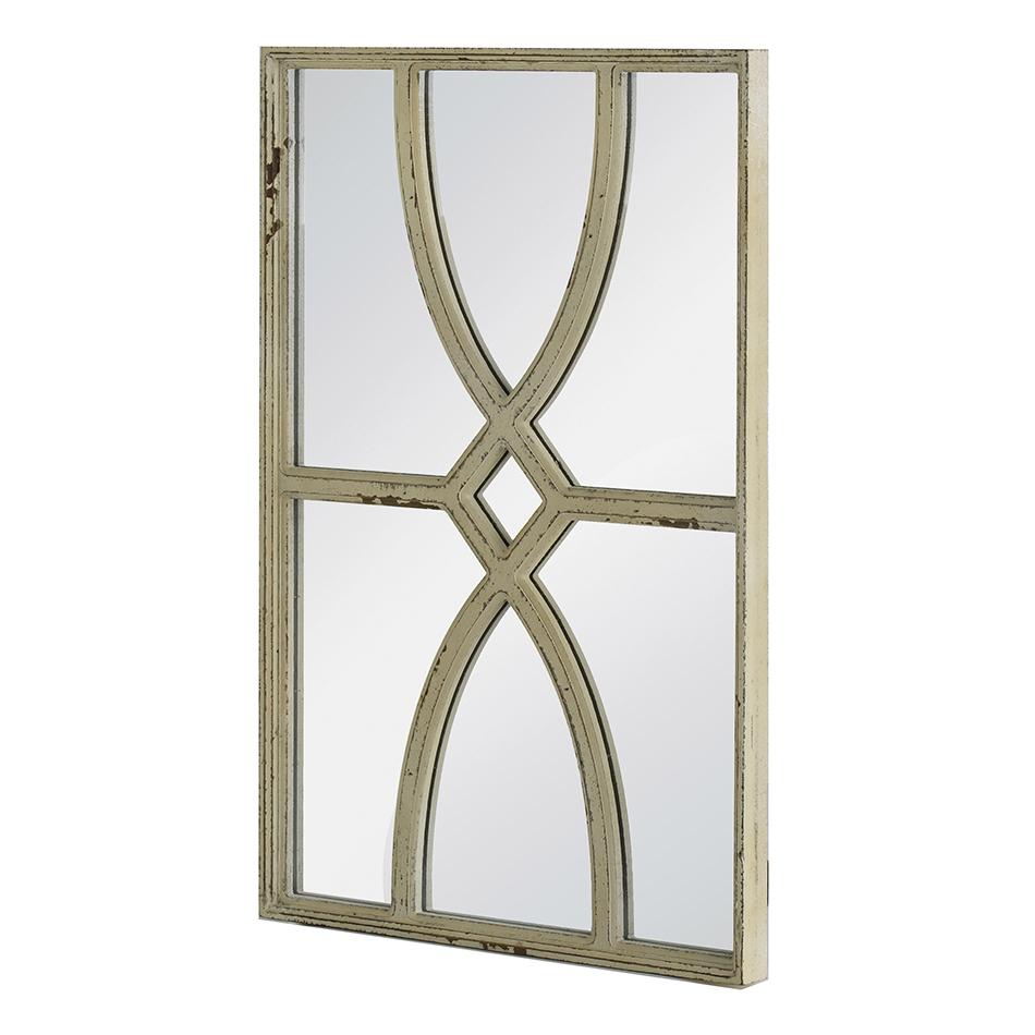 Rustic Carved Wall Mirror Set