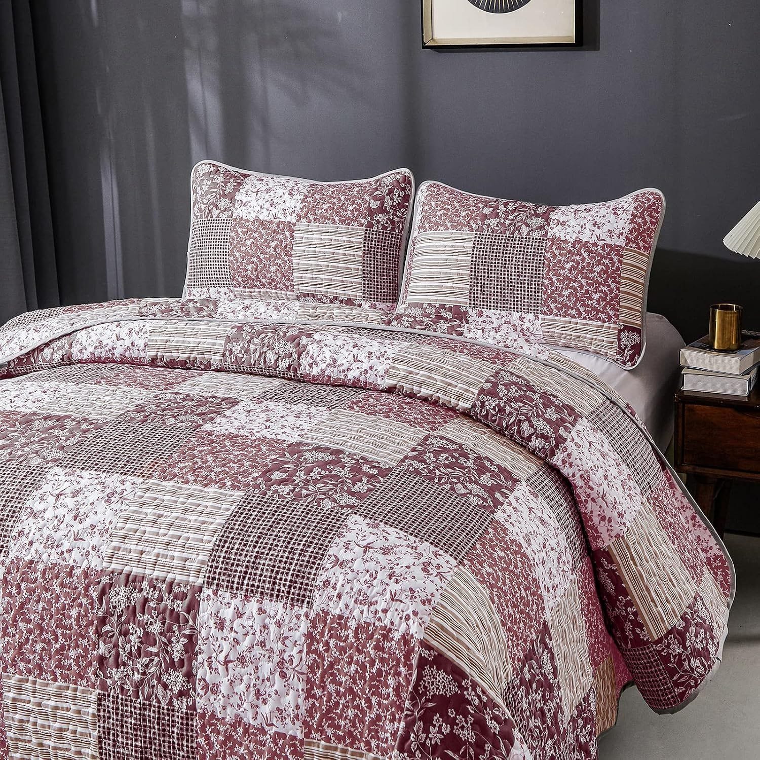 Quilt Bedspread Set Bohemian 48x74cm
