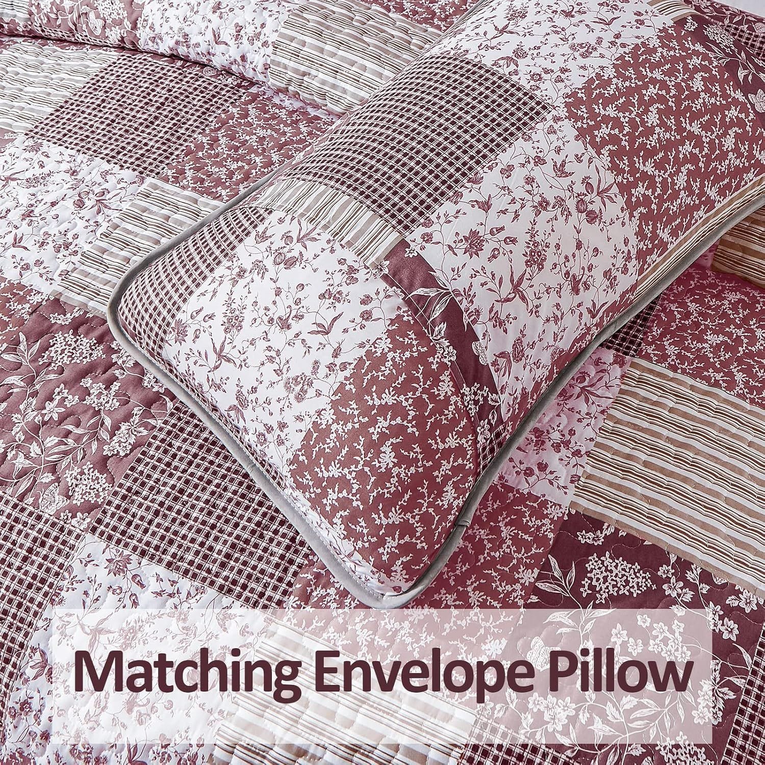 Quilt Bedspread Set Bohemian 48x74cm