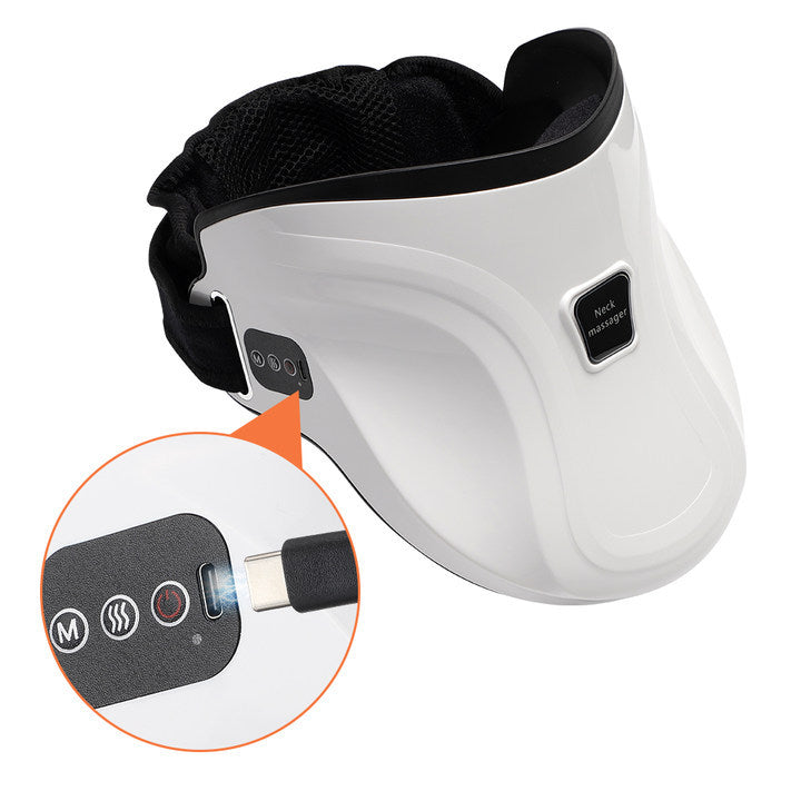 Electric Heated Neck Massager with Carbon Fiber Infrared Therapy & Customizable