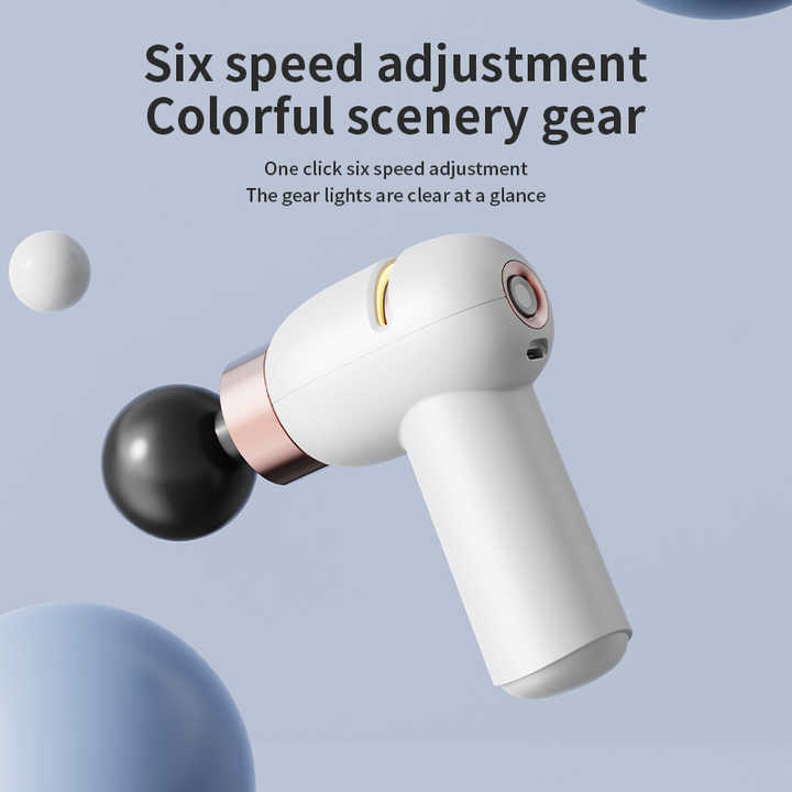 Portable Massage Gun - Quiet 6 Speeds