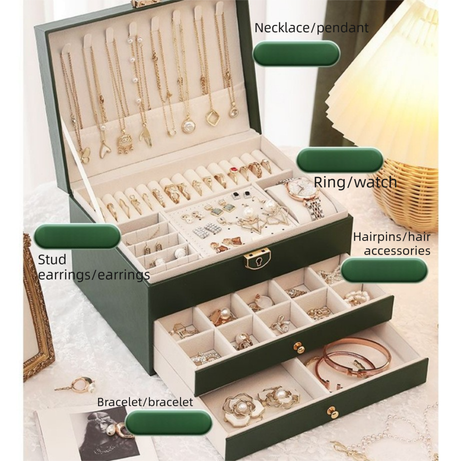 Jewellery Box Large Pink