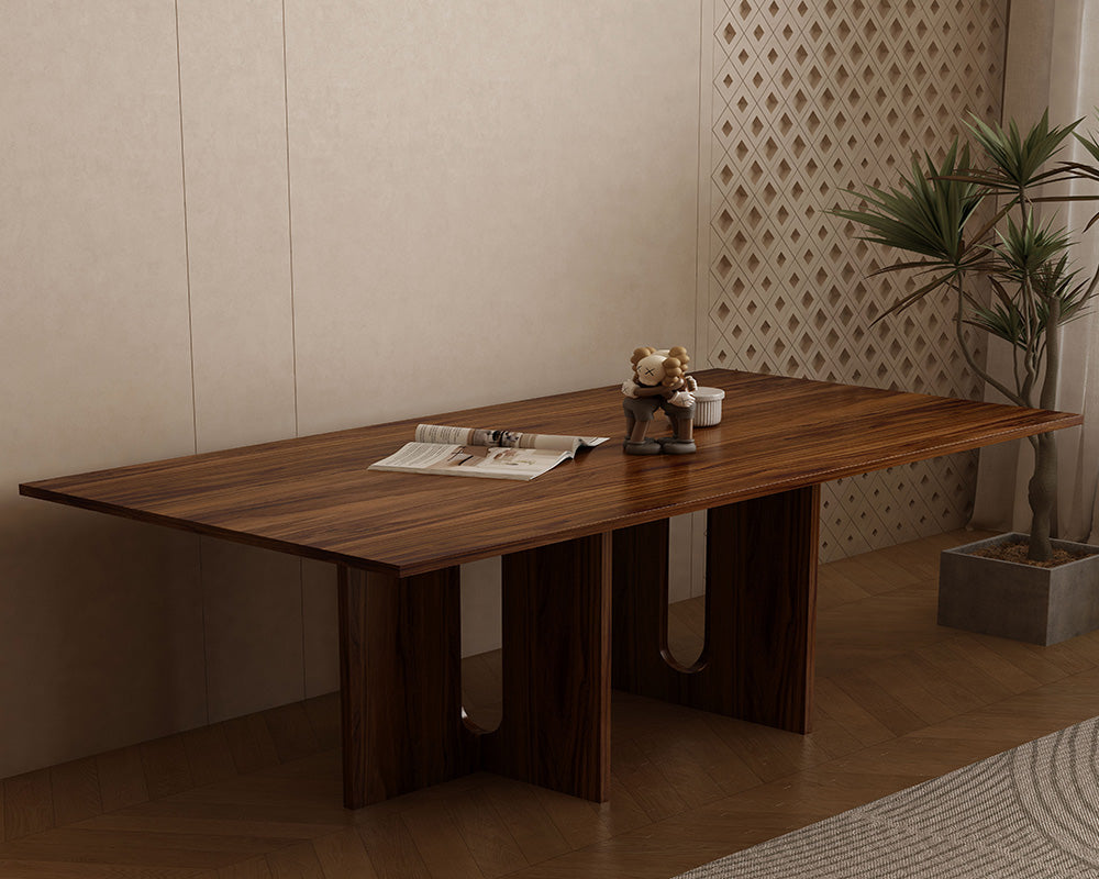 Melamine Dining Table 6 Seater