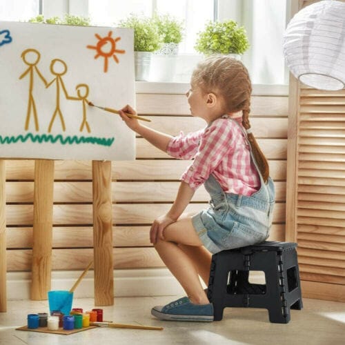 Portable Foldable Stool White