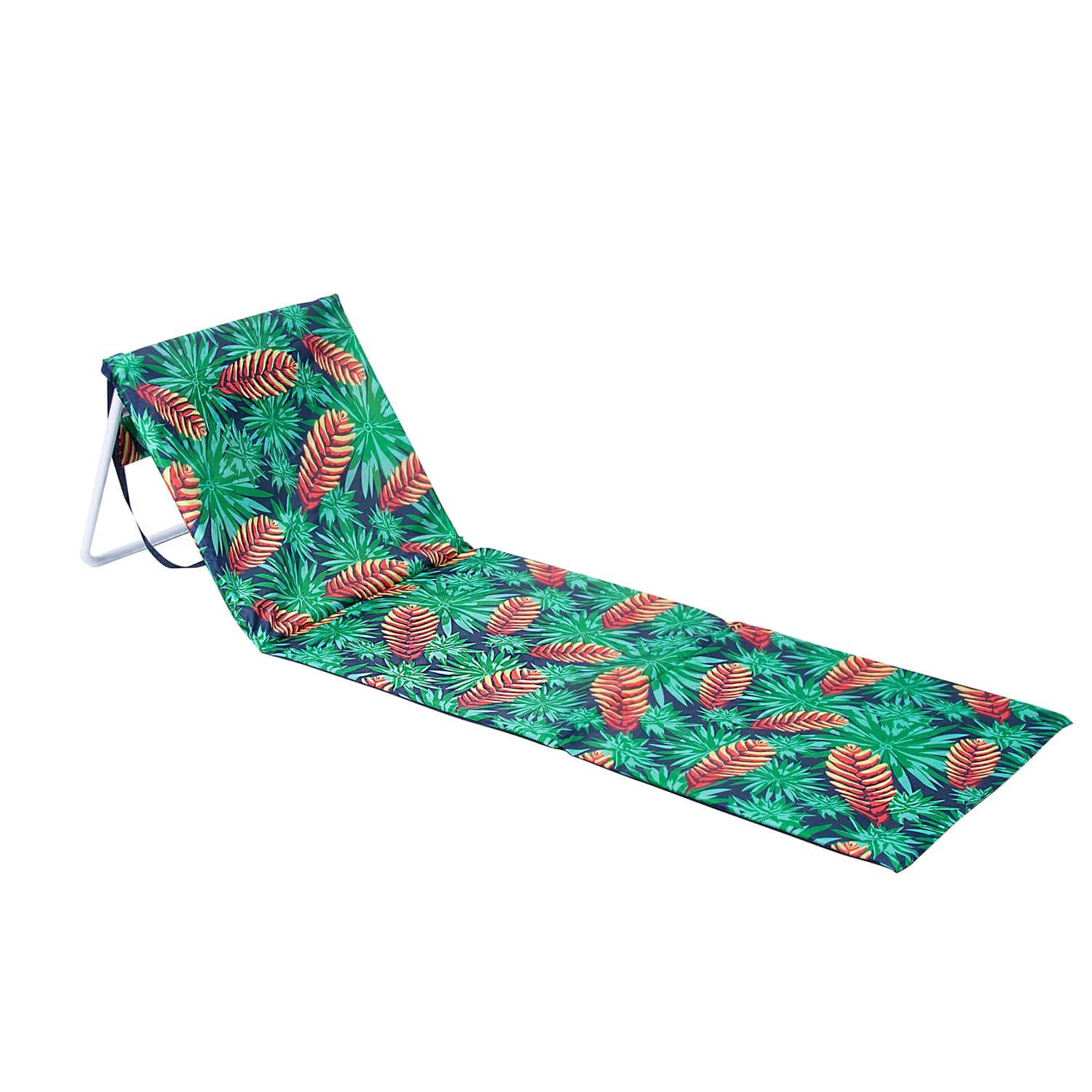Beach Lounger Fold Up Chair 58x58x175cm