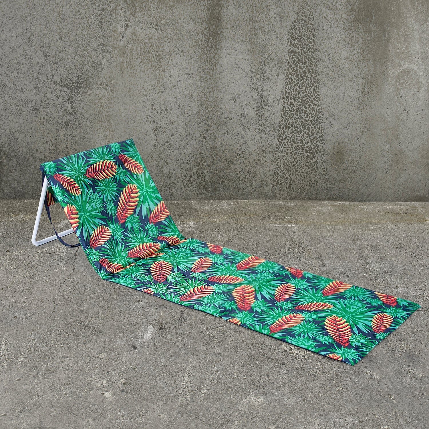 Beach Lounger Fold Up Chair 58x58x175cm