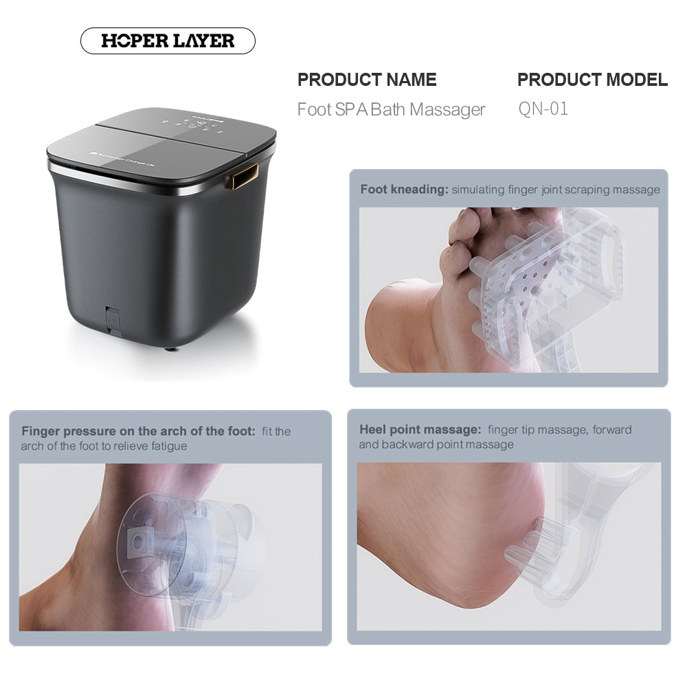 Layer Foot SPA Airbag Squeezing Foot Bath Massager Dry, Foot Care - photo 7