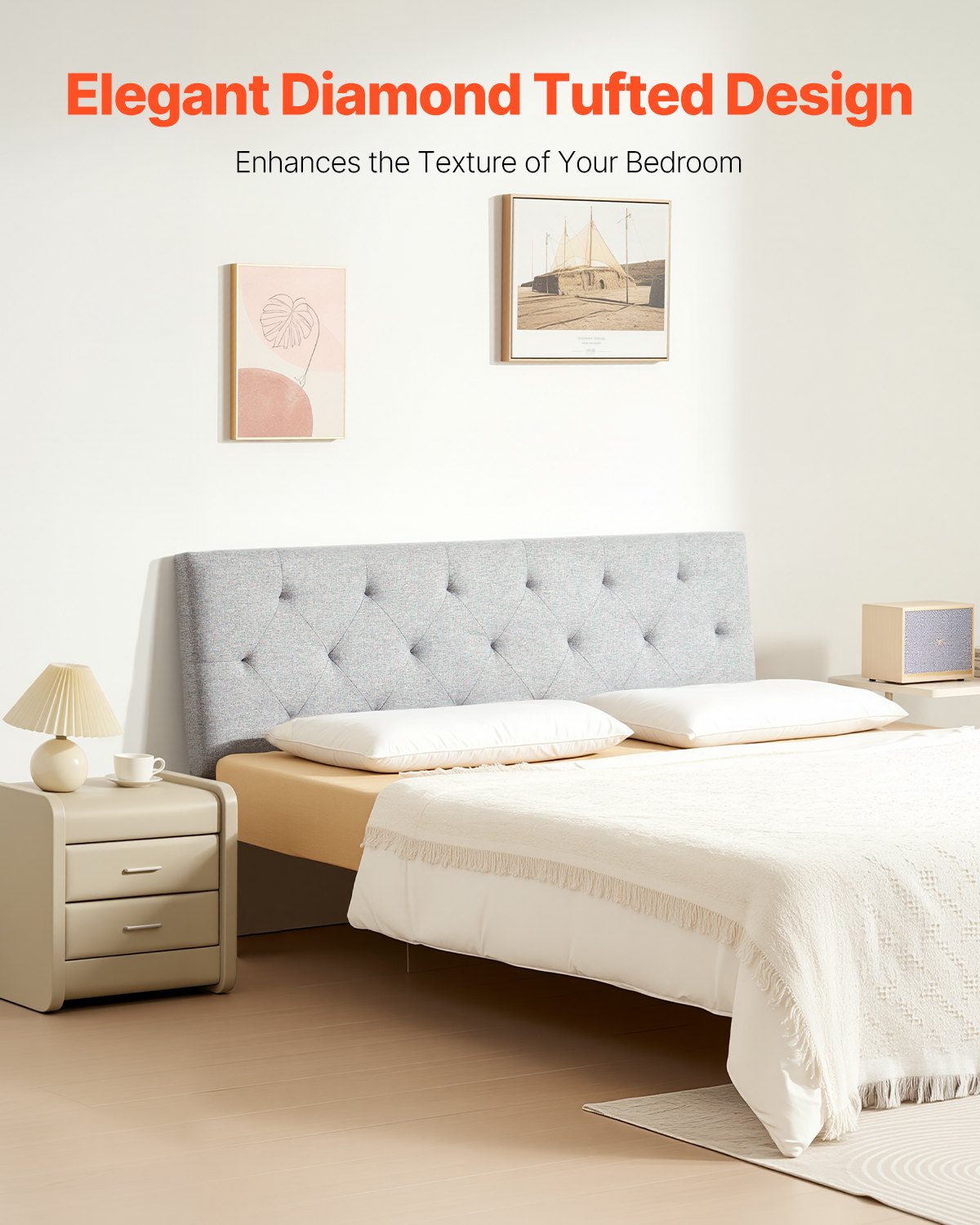 Beds & Bed Frames - Headboard Full Size Headboard With Adjustable Height Comfortable - photo 10