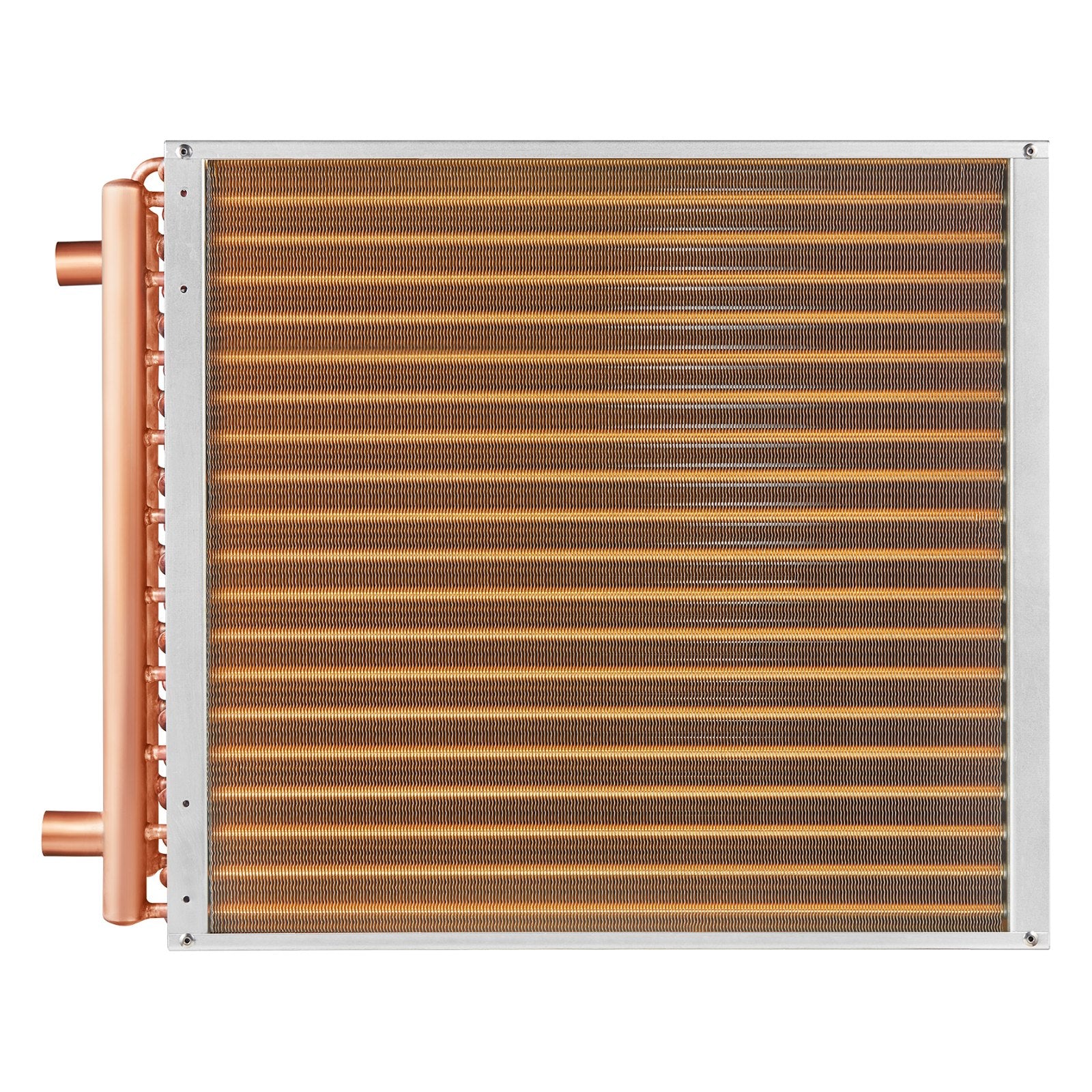 20X 20 Heat Exchanger Water To Air 3-Row 3/8 Copper Ports 242 Fins