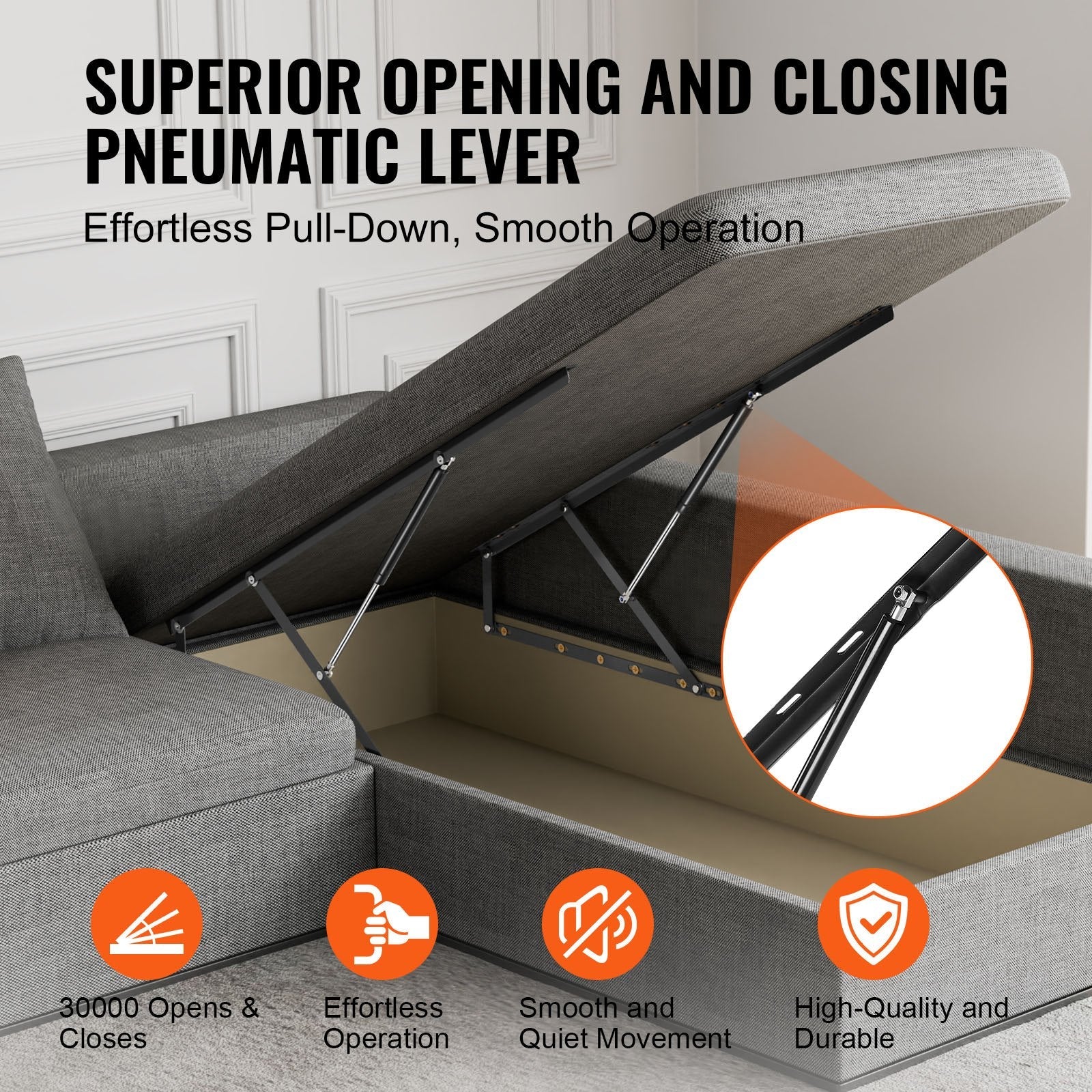 Bed Lift 59X71 In Compatible Bed Size 154 Lbs Load Diy Wall Bed