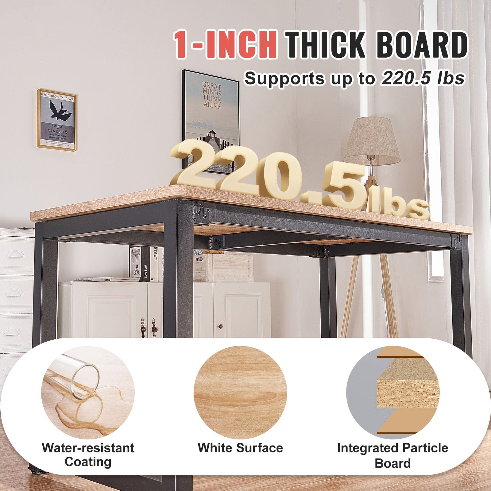Desk Top 63 Inch Particle Board