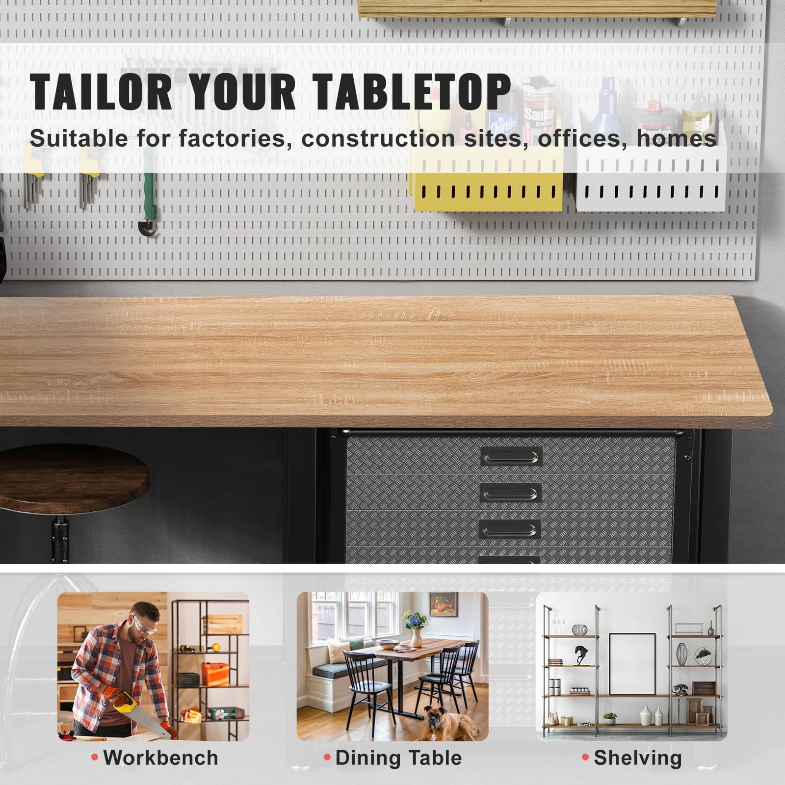 Desk Top 63 Inch Particle Board