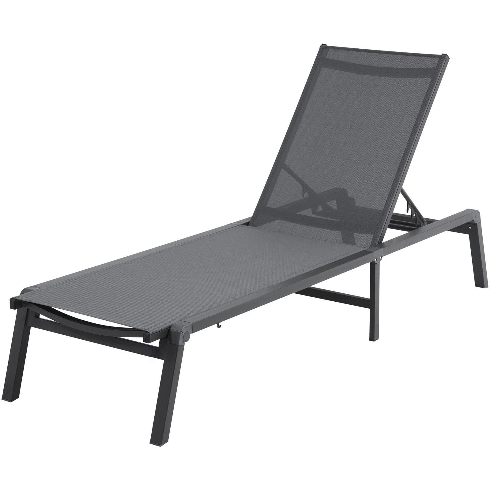 Outdoor Chaise Lounge Adjustable Chair