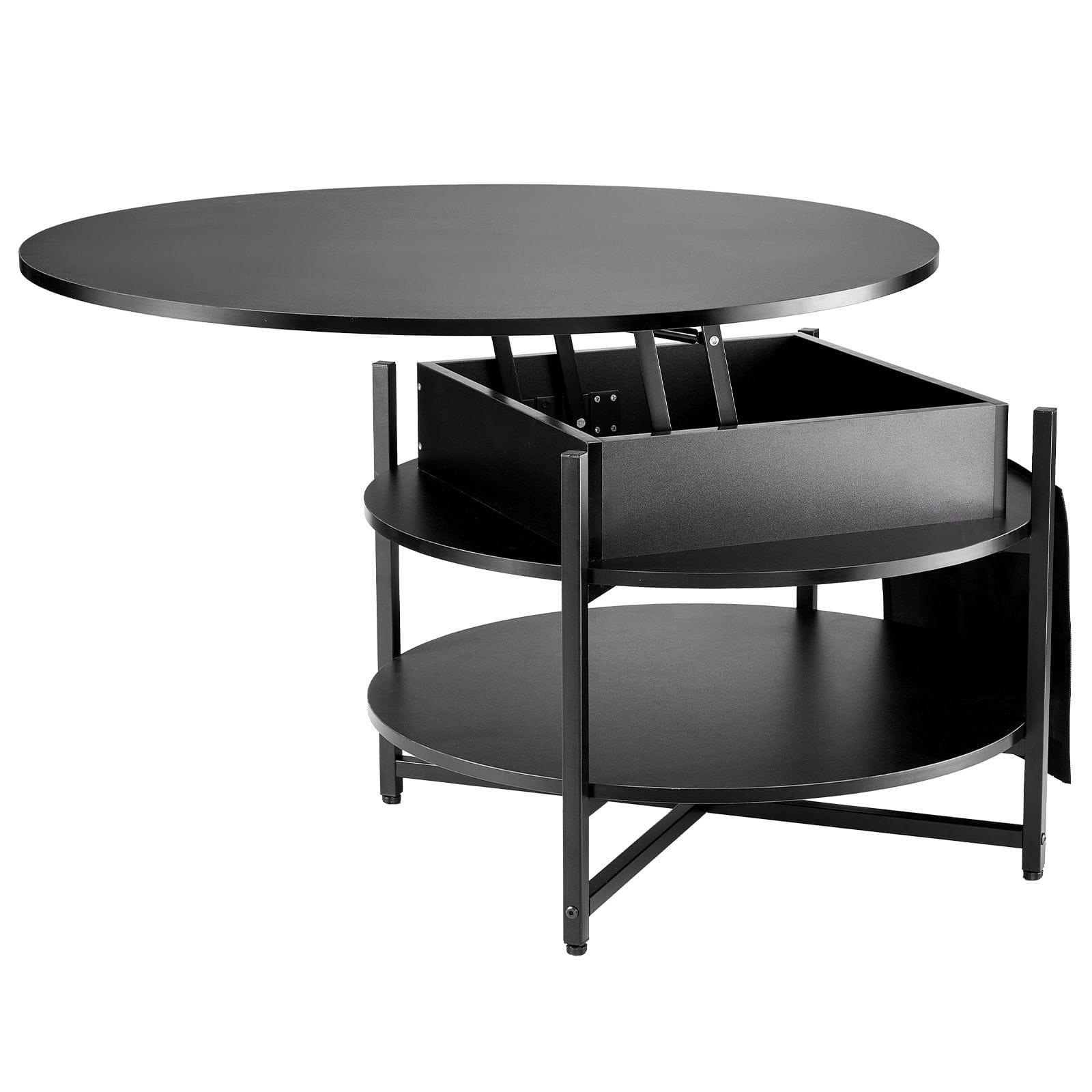 Round Coffee Table Adjustable Height