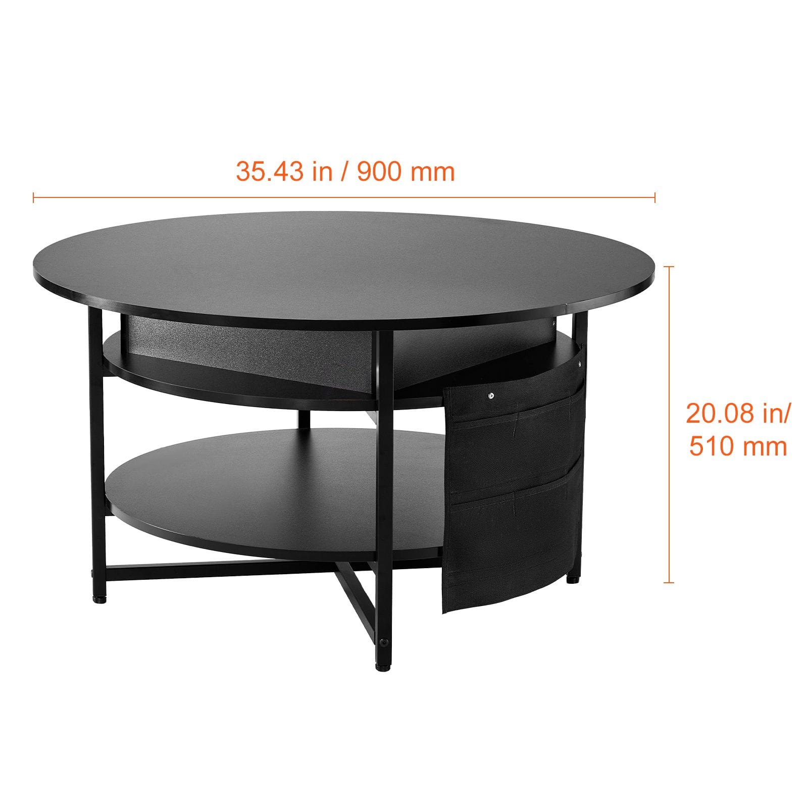 Round Coffee Table Adjustable Height