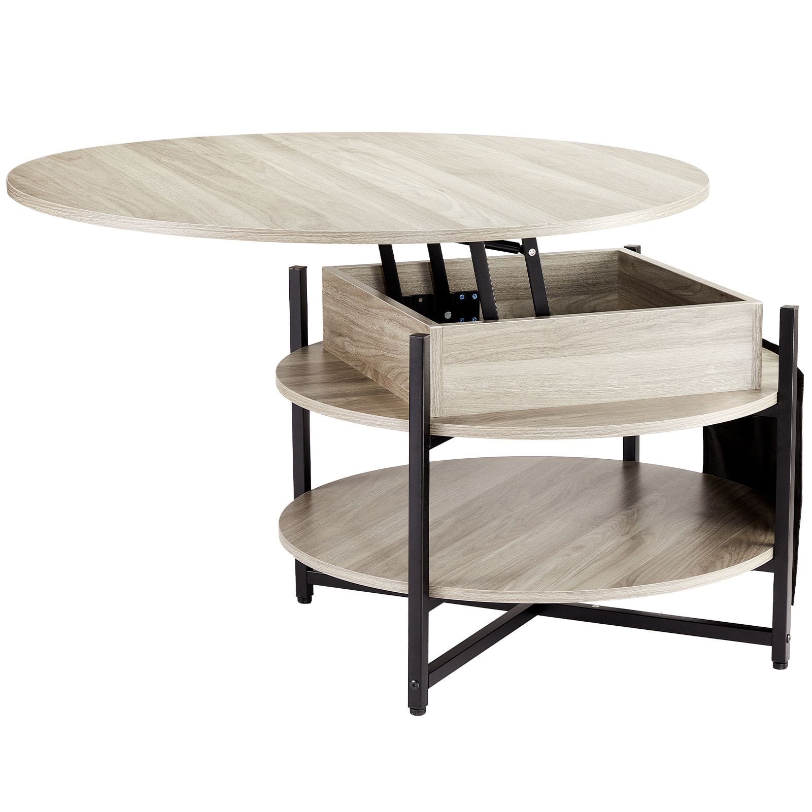 Round Coffee Table Adjustable