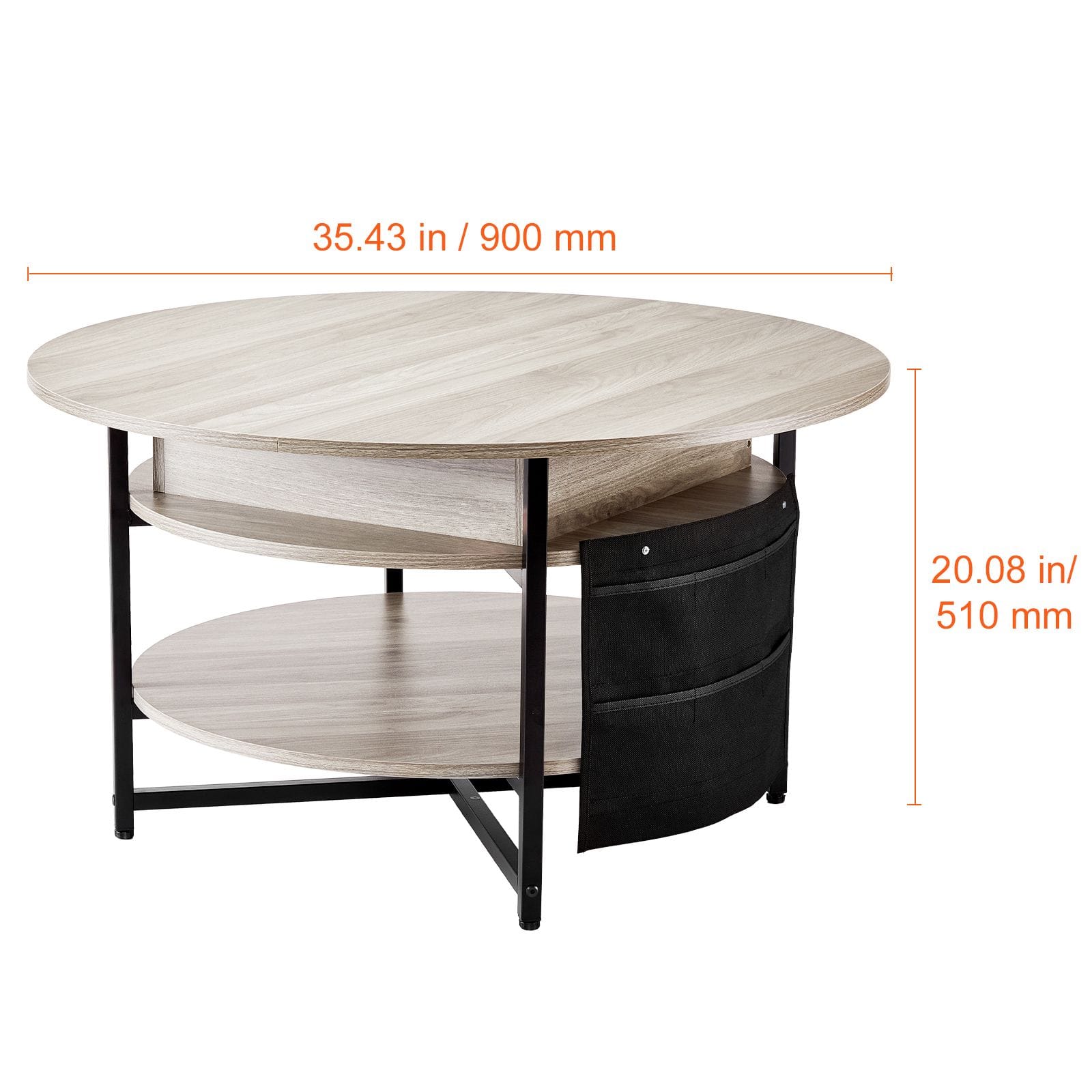 Round Coffee Table Adjustable