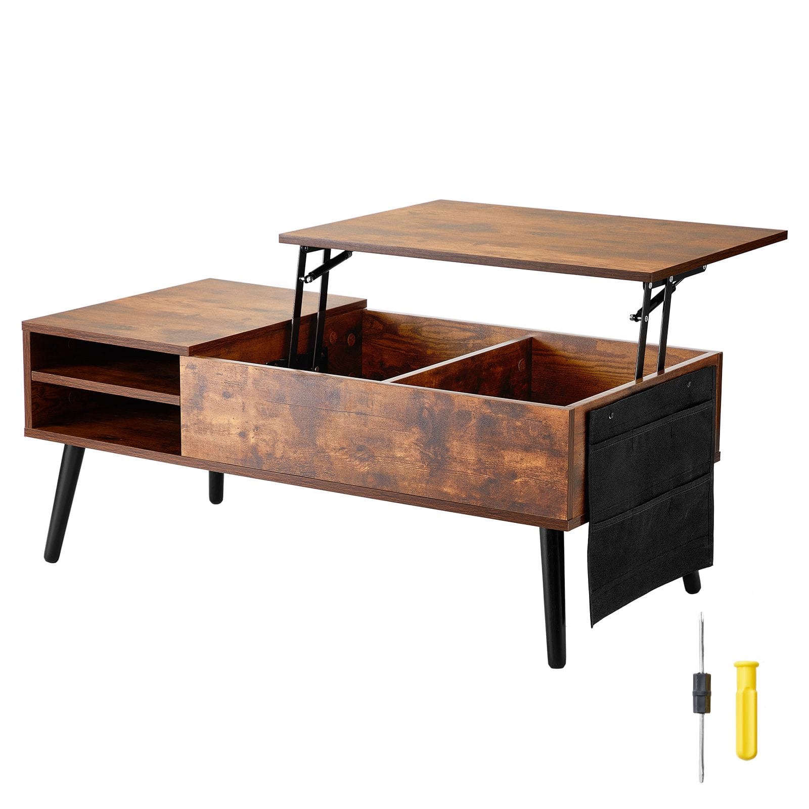 Rectangle Coffee Table Adjustable Height