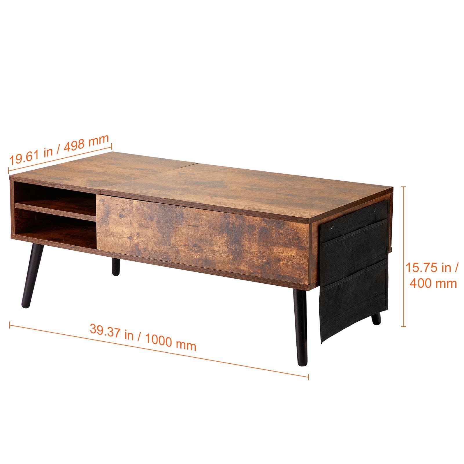 Rectangle Coffee Table Adjustable Height