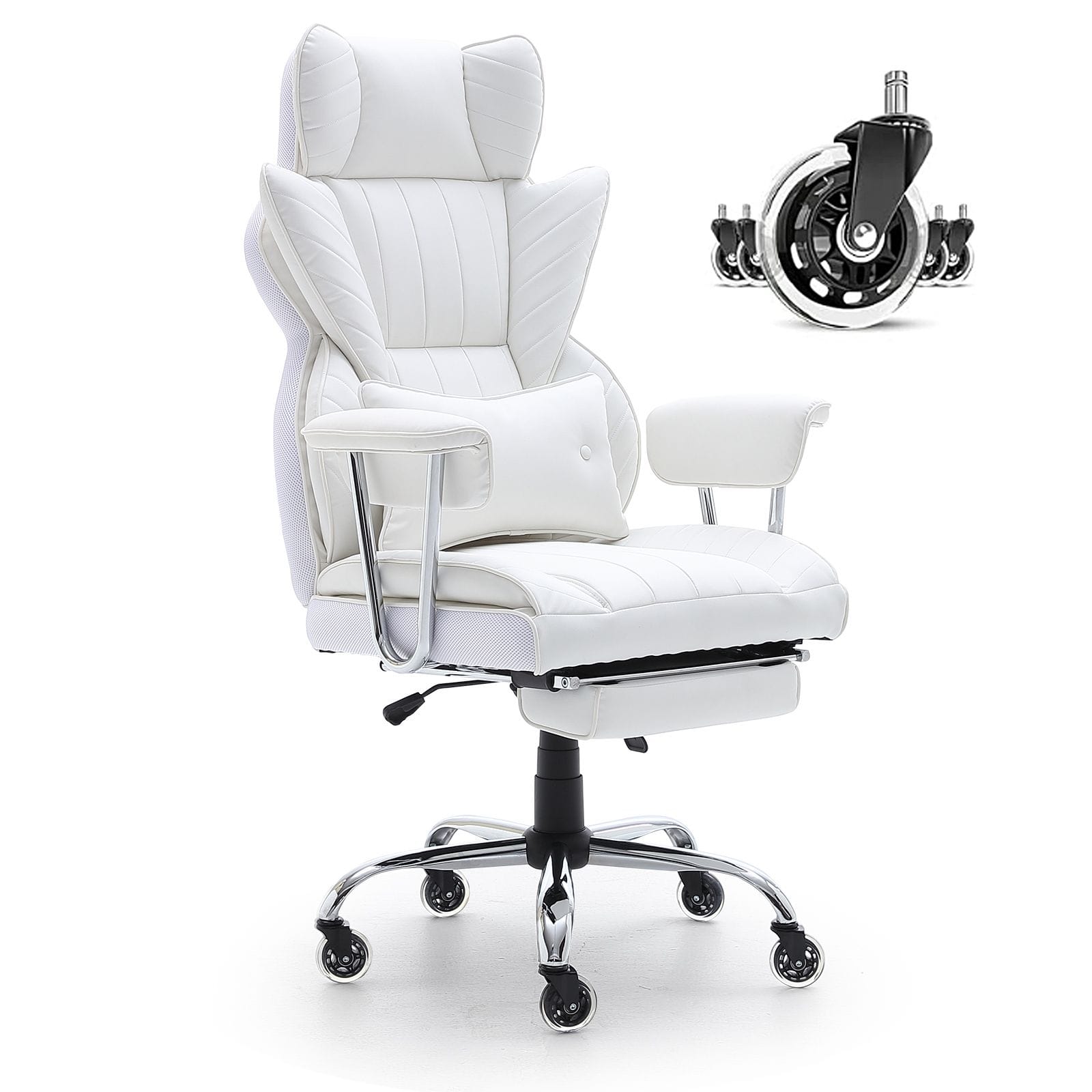 Office Chair Recliner White double